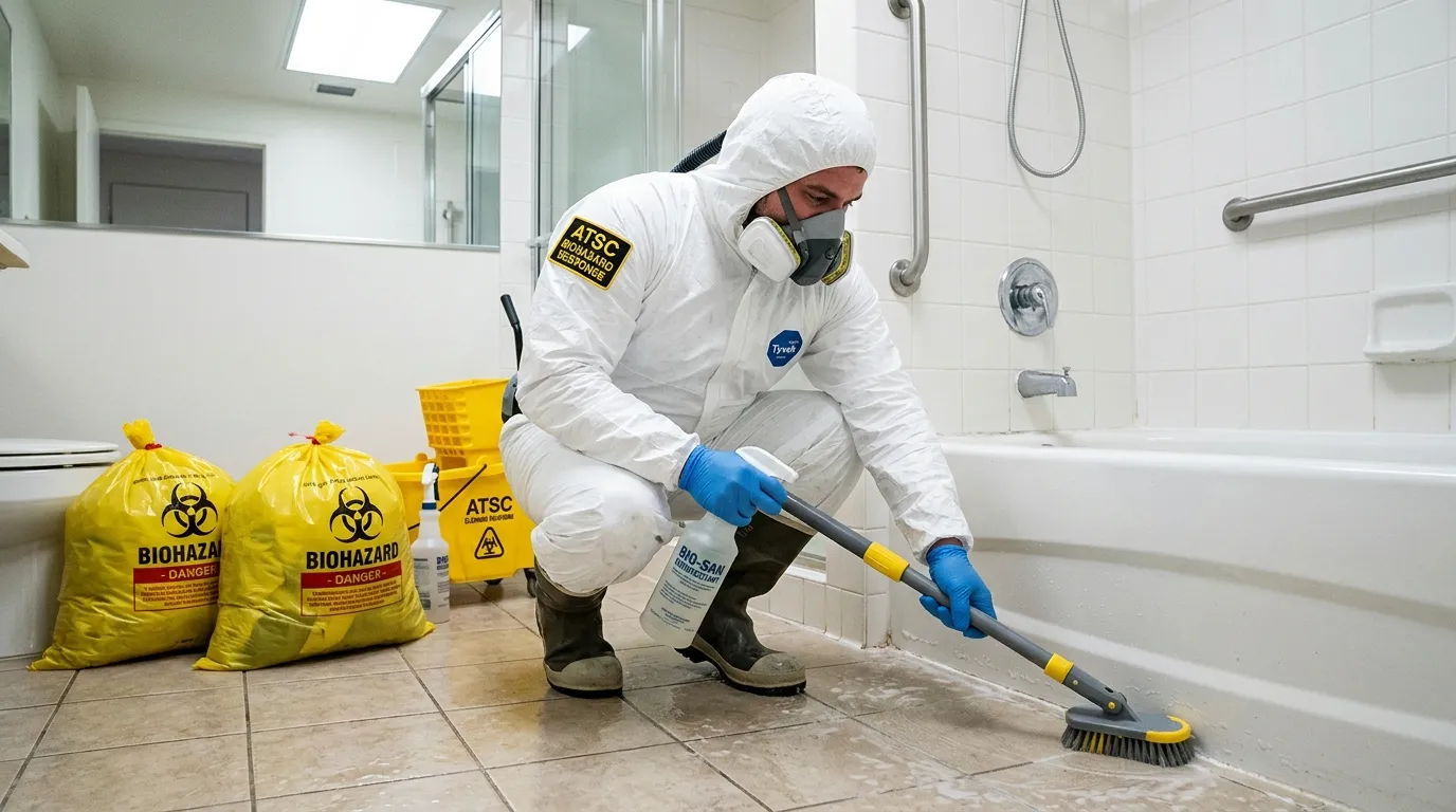 Decontamination equipment deployed for Blood Cleanup in Xenia